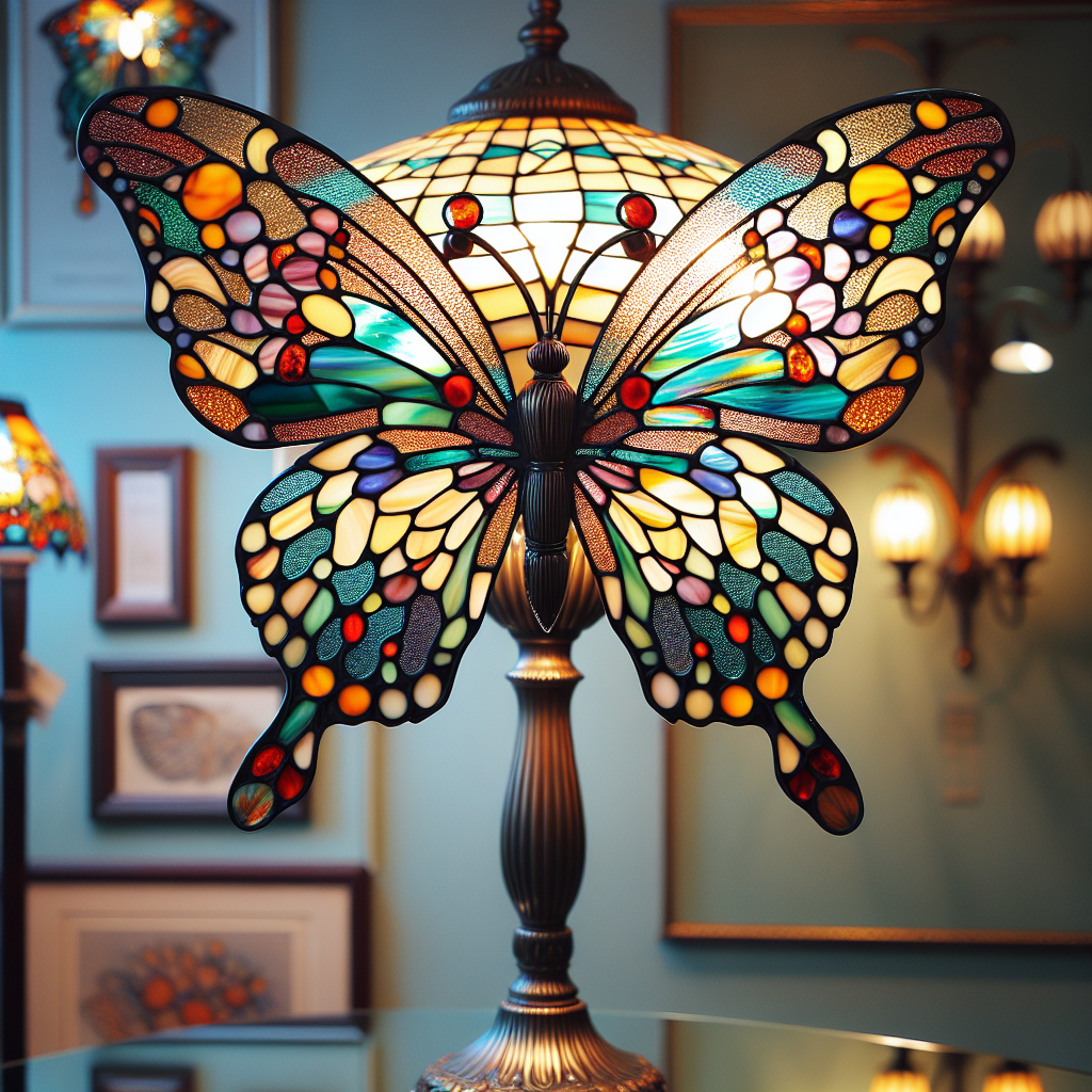 Lampe Tiffany Papillon : L'élégance et la magie s'invitent chez vous